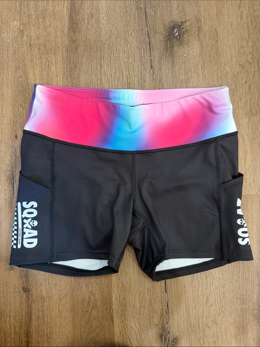 Betty Designs Squad Black Run Shorts 4" | Large